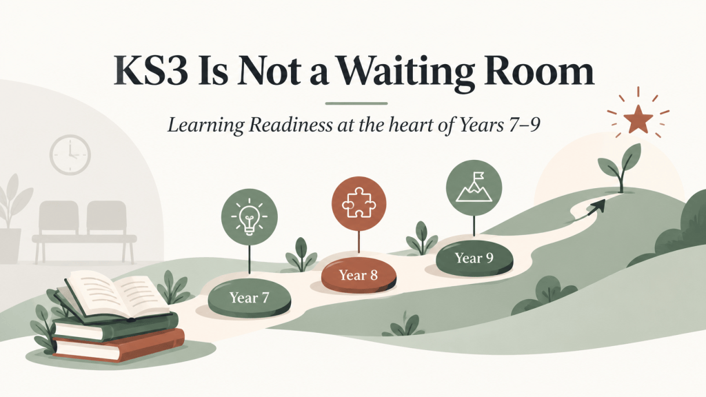 KS3 is not a waiting room: what Learning Readiness adds to the conversation